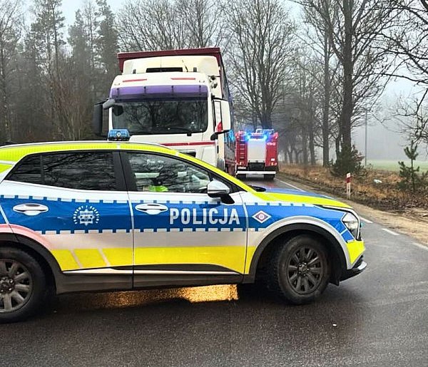 ŚMIERTELNE POTRĄCENIE. Pieszy zginął pod kołami samochodu ciężarowego-22533