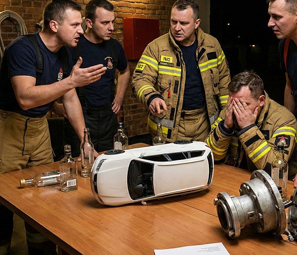 Niezły “BIGOS” w OSP Półczno: Pijany strażak, zniszczony sprzęt i „układy”