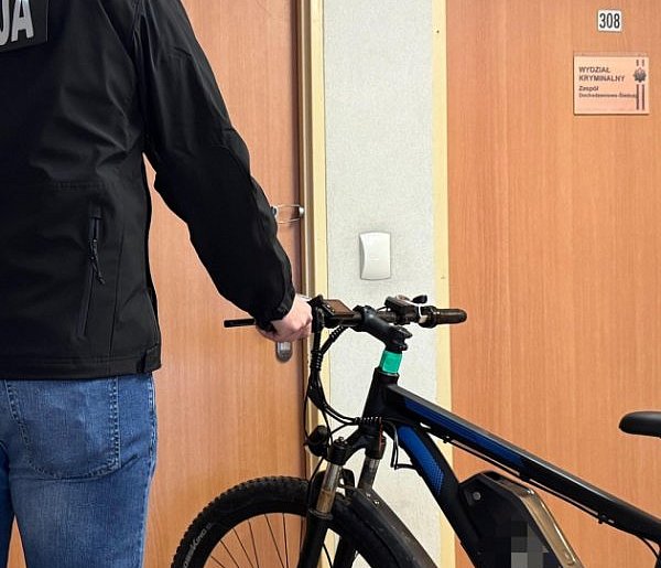 Elektryczny rower wrócił do właściciela. Złodziej w rękach policji!