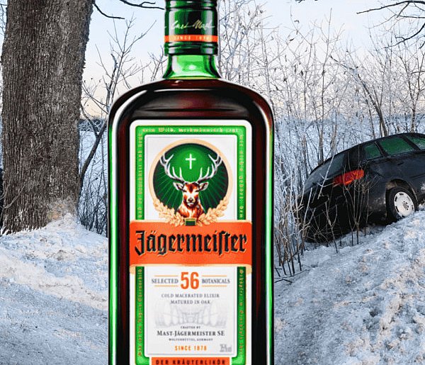 Audi, drzewo i… JAGERMEISTER. Nikodem kontra bytowska policja