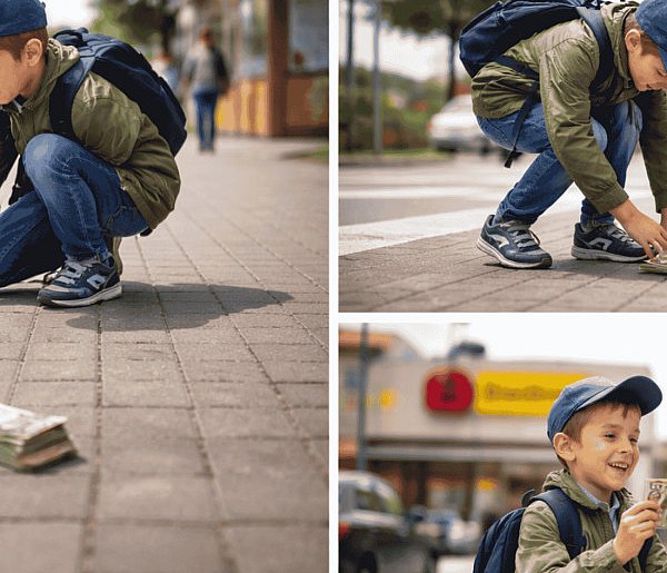 PLIK banknotów znaleziony przy ul. Gdańskiej. Kto zgubił gotówkę?
