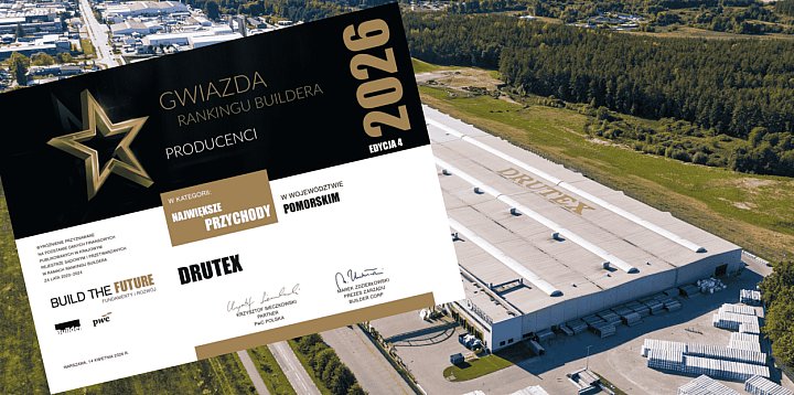 Drutex z kolejnym wyróżnieniem w ogólnopolskim rankingu
