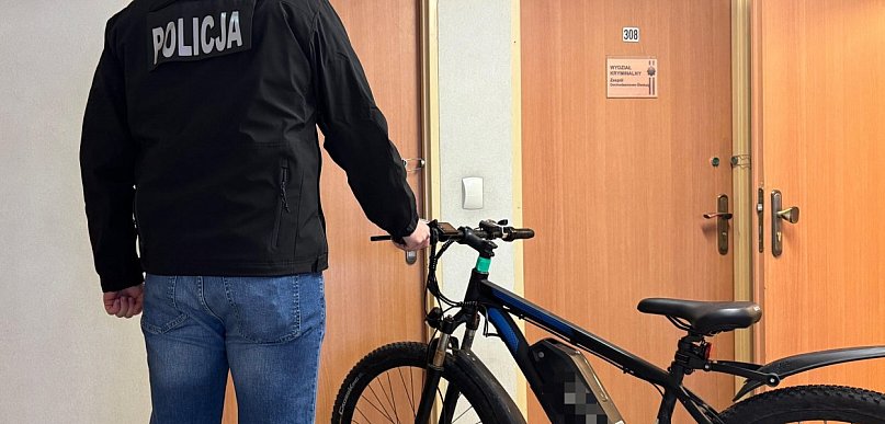 Elektryczny rower wrócił do właściciela. Złodziej w rękach policji!