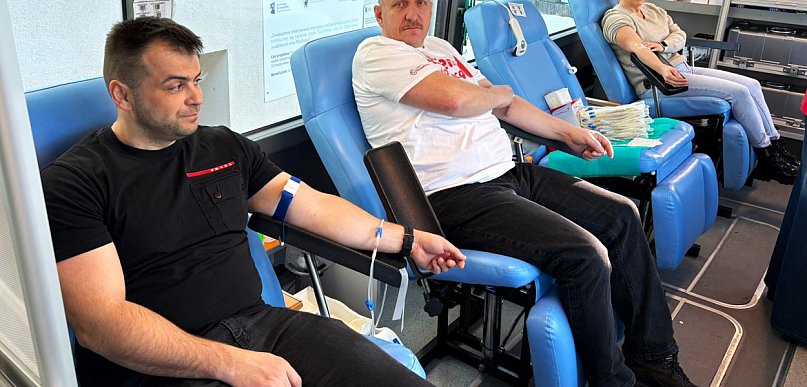 Walentynkowa FALA DOBRA w Tuchomiu. Krwiodawcy znów na medal