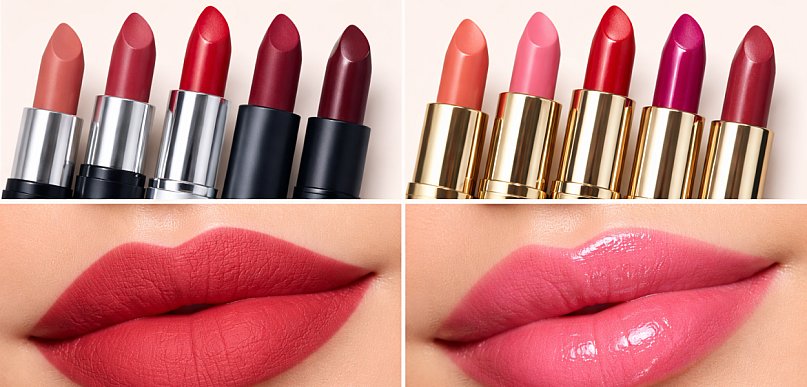 Pomadki matowe vs. błyszczyki – co wybrać na co dzień?