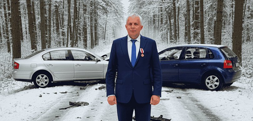 KUMULACJA stłuczek na drogach powiatu bytowskiego. Starosta USPRAWIEDLIWIA