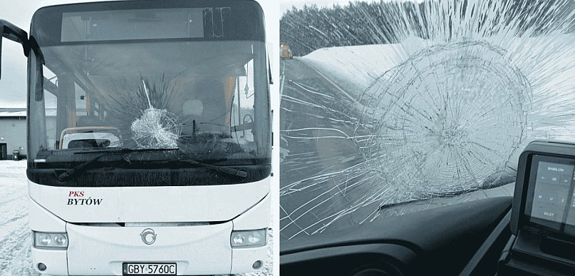 KONIEC jogurtowego terroru: 29-latek, który uszkodził autobus PKS Bytów