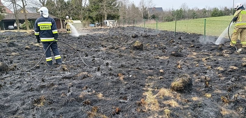 Seria pożarów traw w powiecie bytowskim. Strażacy APELUJĄ!