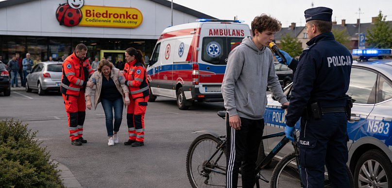 To był pijany 20-latek. Policja ujawnia nowe fakty po potrąceniu pieszej