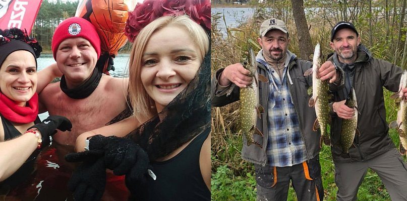 Jedni łowili ryby, drudzy hartowali ciało! Aktywna niedziela w Trzebielinie - 21689