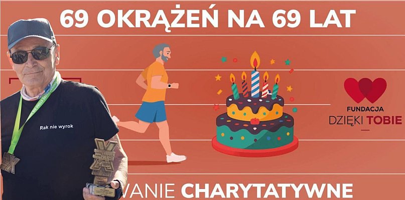 69 okrążeń na 69 lat. Bieg z Sercem na stadionie w Bytowie - 21853