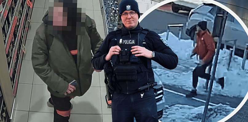 St. posterunkowy Patryk Nowicki ZATRZYMAŁ złodzieja whisky