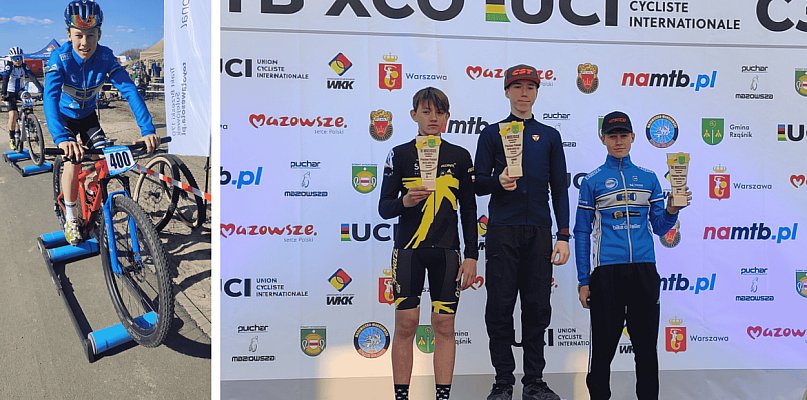 Cezary Konkol znów na podium. Bytowiak utrzymuje prowadzenie w Pucharze Polski MTB