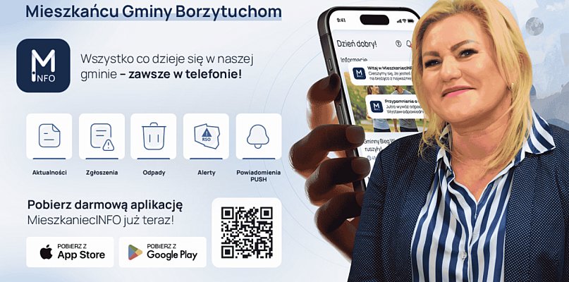 Borzytuchom ma nową aplikację dla mieszkańców. Komunikaty, odpady i zgłoszenia