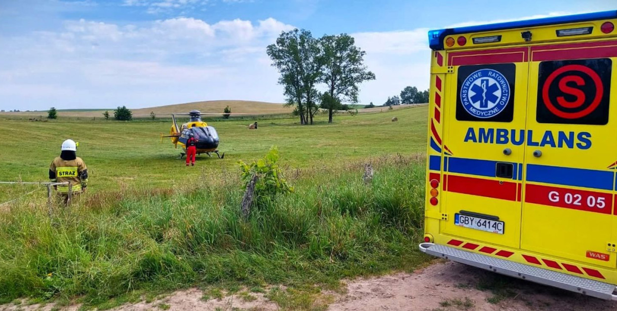 AKCJA RATUNKOWA w Modrzejewie. Zatrzymanie krążenia