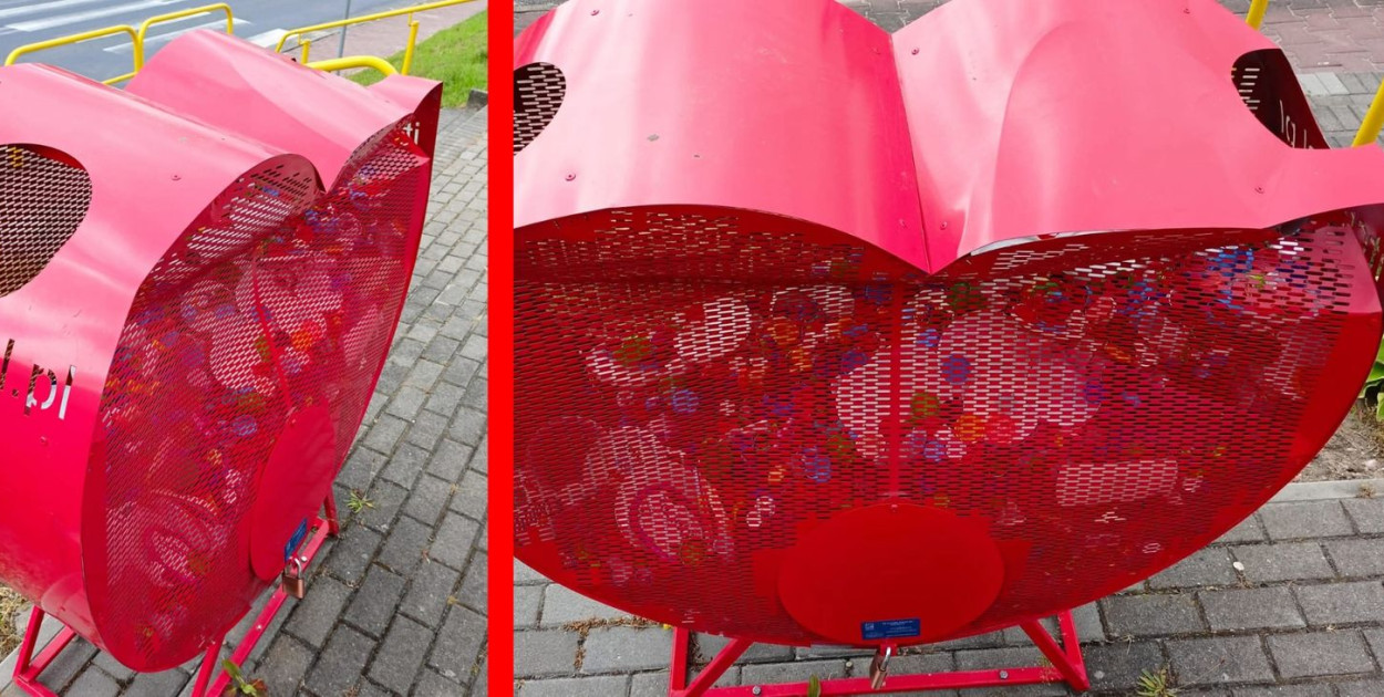 Uczestnik imprezy urodzinowej zniszczył metalowe serce na nakrętki