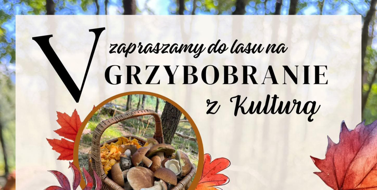 Grzybobranie z kulturą w Trzebielinie