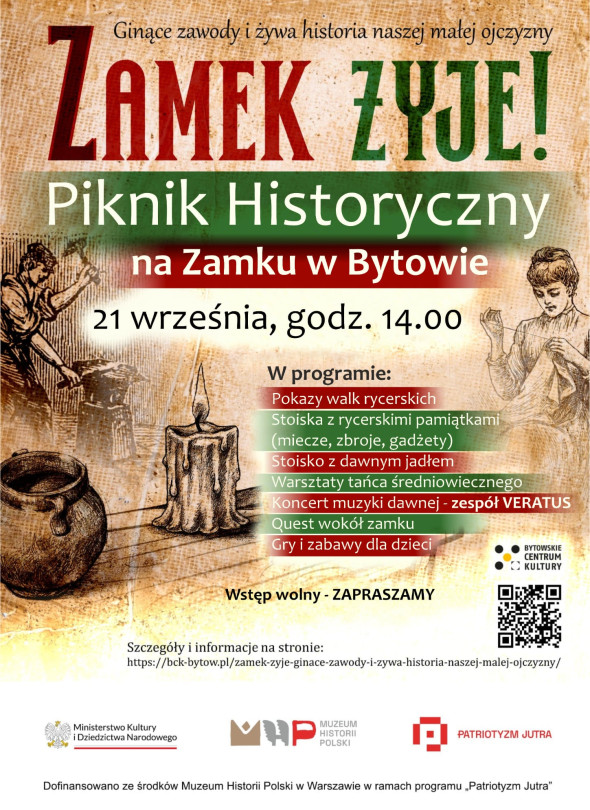 Piknik historyczny na zamku