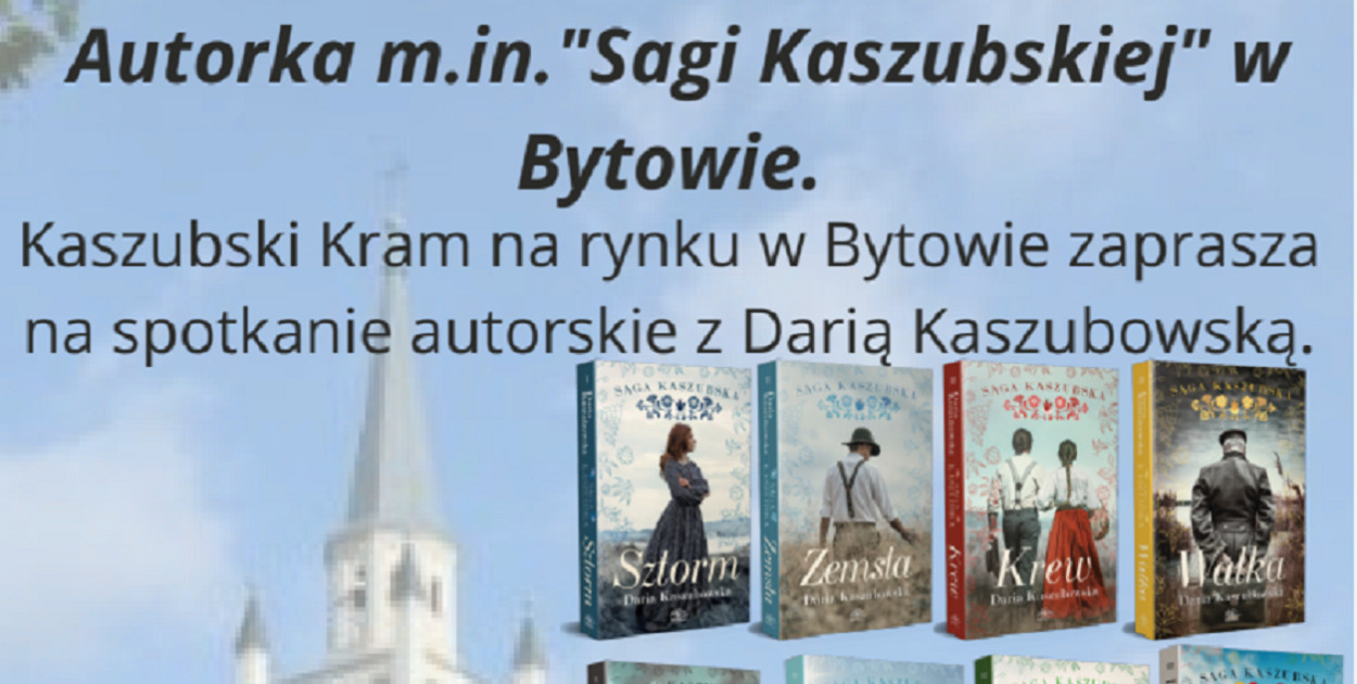 Spotkanie z autorką Sagi Kaszubskiej