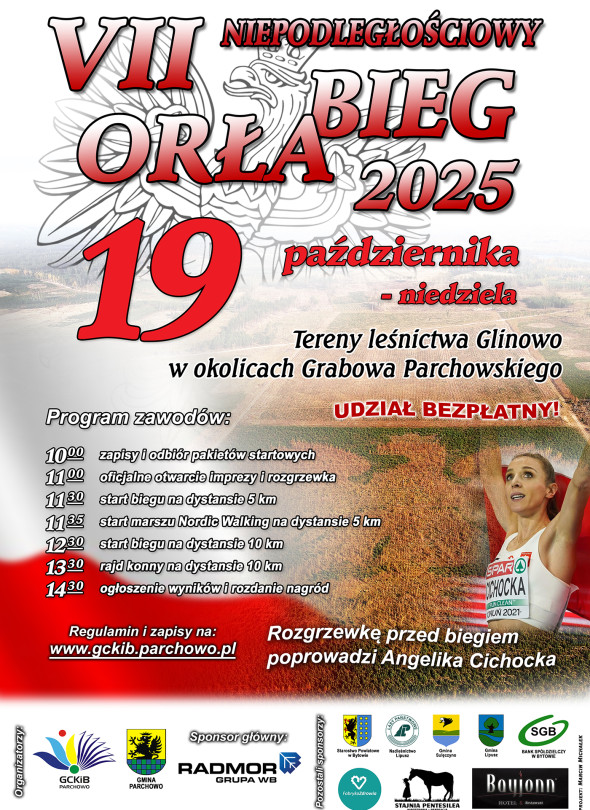 VII NIEPODLEGŁOŚCIOWY BIEG ORŁA W GRABOWIE PARCHOWSKIM