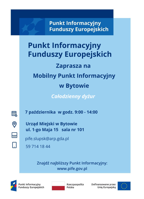 Mobilny Punkt Informacyjny w Bytowie