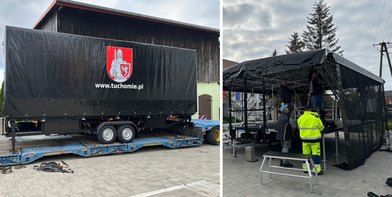Scena mobilna dla gminy Tuchomie kosztowała prawie 160 000 zł