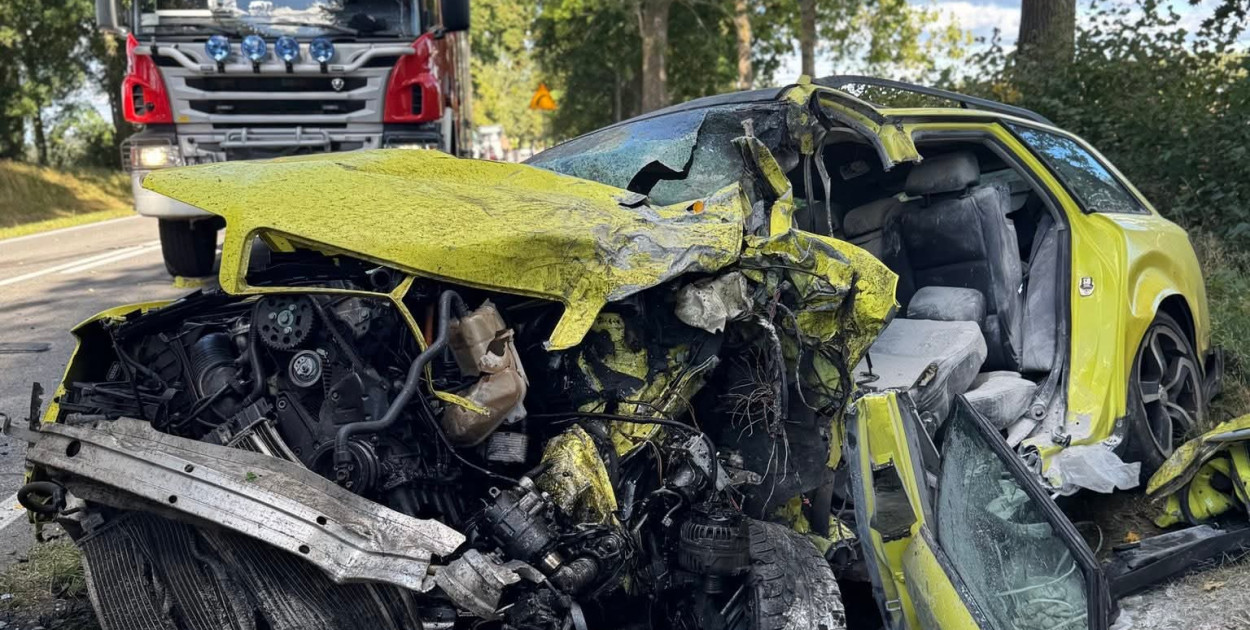 W tragicznym wypadku w Tuchomku zginął 25-latek z gminy Tuchomie