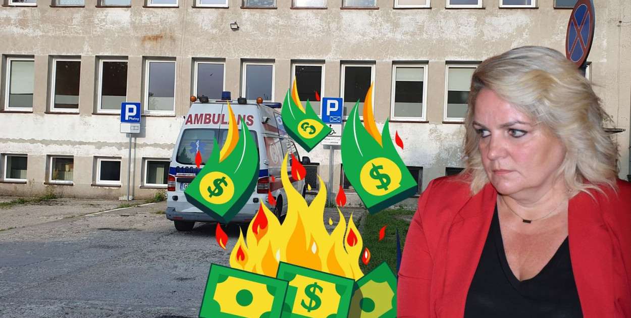 Prezes szpitala Beata Hinc informuje, że placówka zanotowała stratę