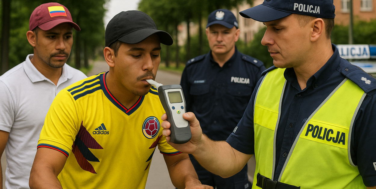 W miniony weekend w policyjnych statystykach najbardziej widoczni byli obywatele Kolumbii