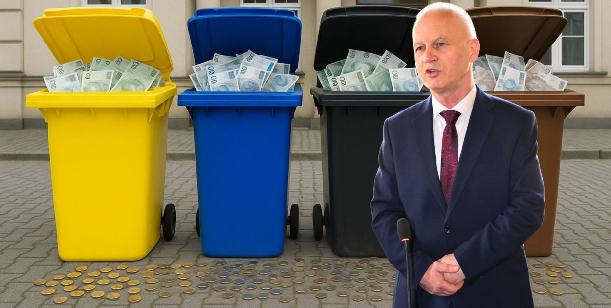 Burmistrz Ireneusz Gospodarek wychodzi z pomysłem podwyżki opłat za śmieci