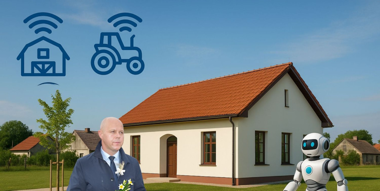 Wójt Daniel Chwarzyński chce uczynić wieś Zielin inteligentną miejscowością 