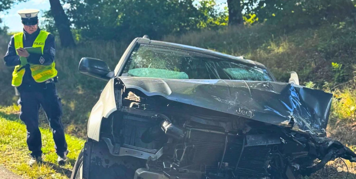 Według ustalenia śledczych z całą pewnością to kierowca tego jeepa przyczynił się do śmiertelnego wypadku 