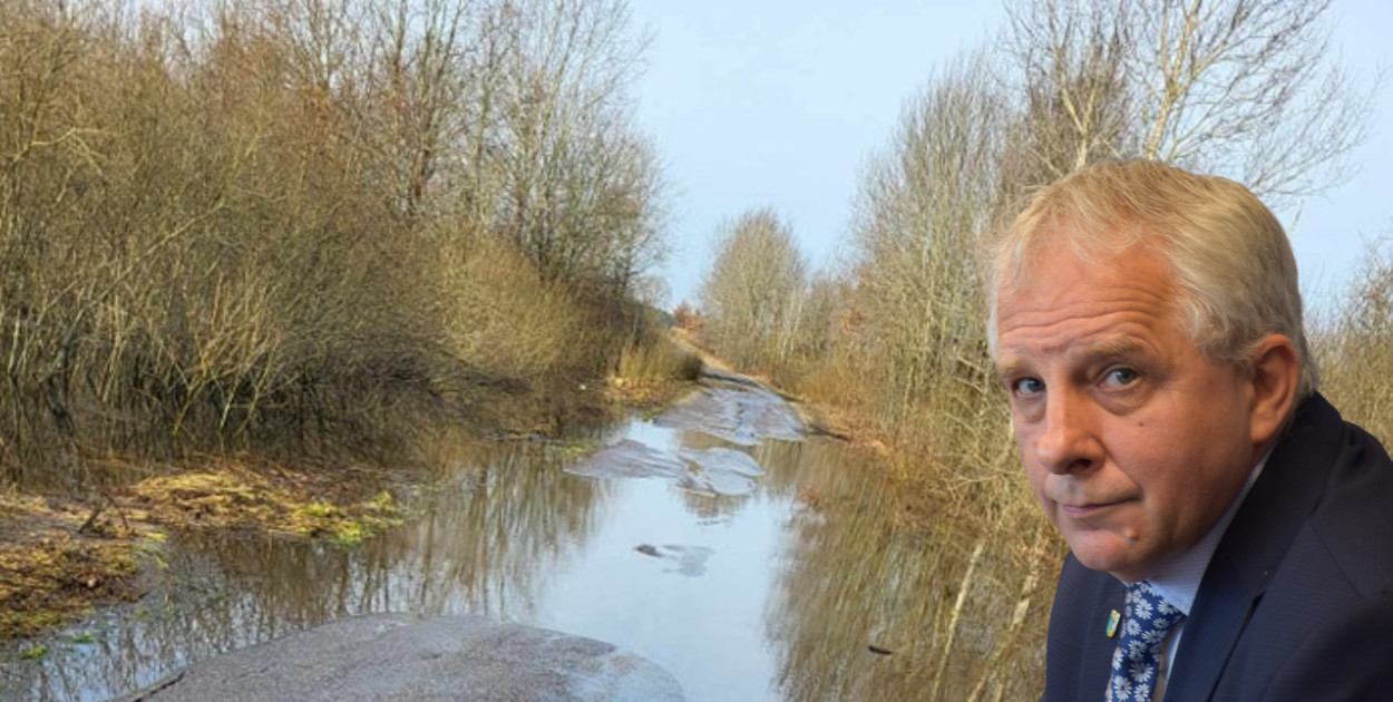 W budżecie na 2026 rok przewidziano pieniądze na modernizację zalewanej drogi powiatowej w pobliżu Bochowa