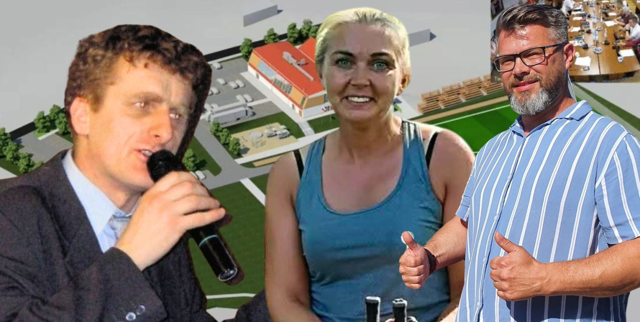 Ludwik Szreder, Zofia Franc i Andrzej Płaczkiewicz walczą o stanowisko dyrektora GOK w Tuchomiu