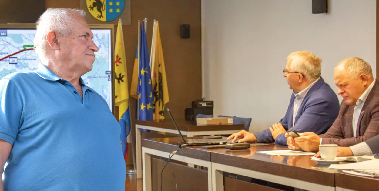 Radny Barzowski “przesuwa” unijną flagę NA KONIEC. Polska do przodu!