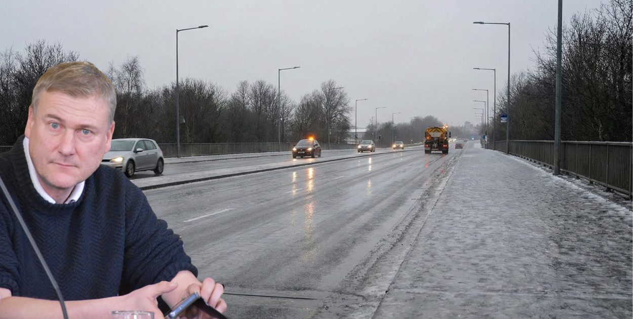 Dyrektor Aleksander Pradella ostrzenia przed zbliżającą się gołoledzią 
