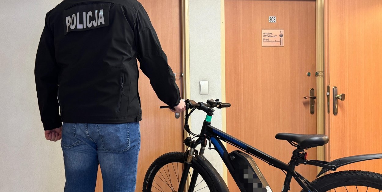 Elektryczny rower wrócił do właściciela. Złodziej w rękach policji!