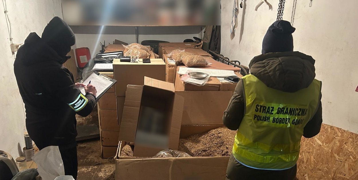 AKCYZOWY REKORD! Tona nielegalnej krajanki i tysiące papierosów!