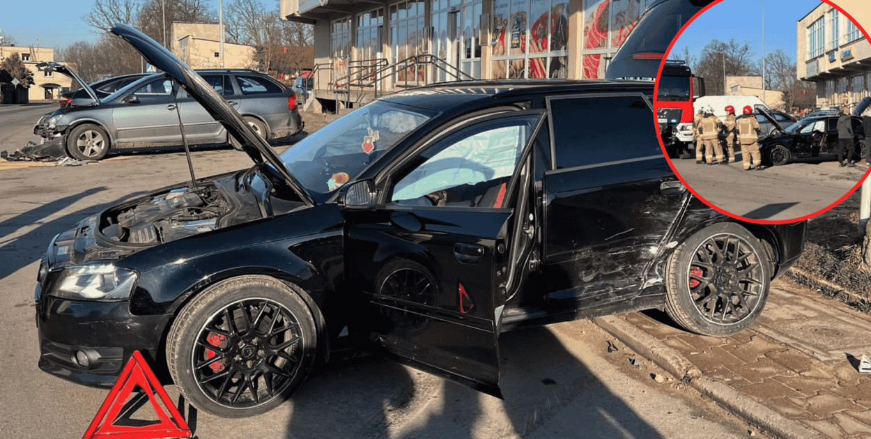 Zderzenie dwóch aut w Parchowie. 7-letnie dziecko na miejscu zdarzenia