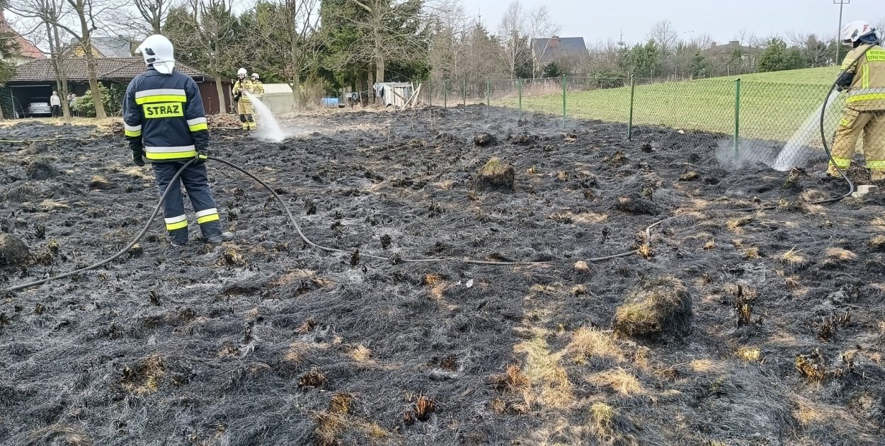 Seria pożarów traw w powiecie bytowskim. Strażacy APELUJĄ!