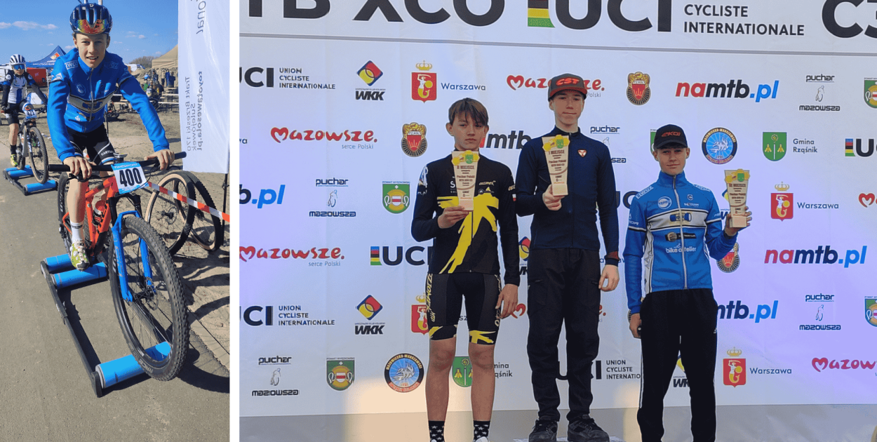 Cezary Konkol znów na podium. Bytowiak utrzymuje prowadzenie w Pucharze Polski MTB