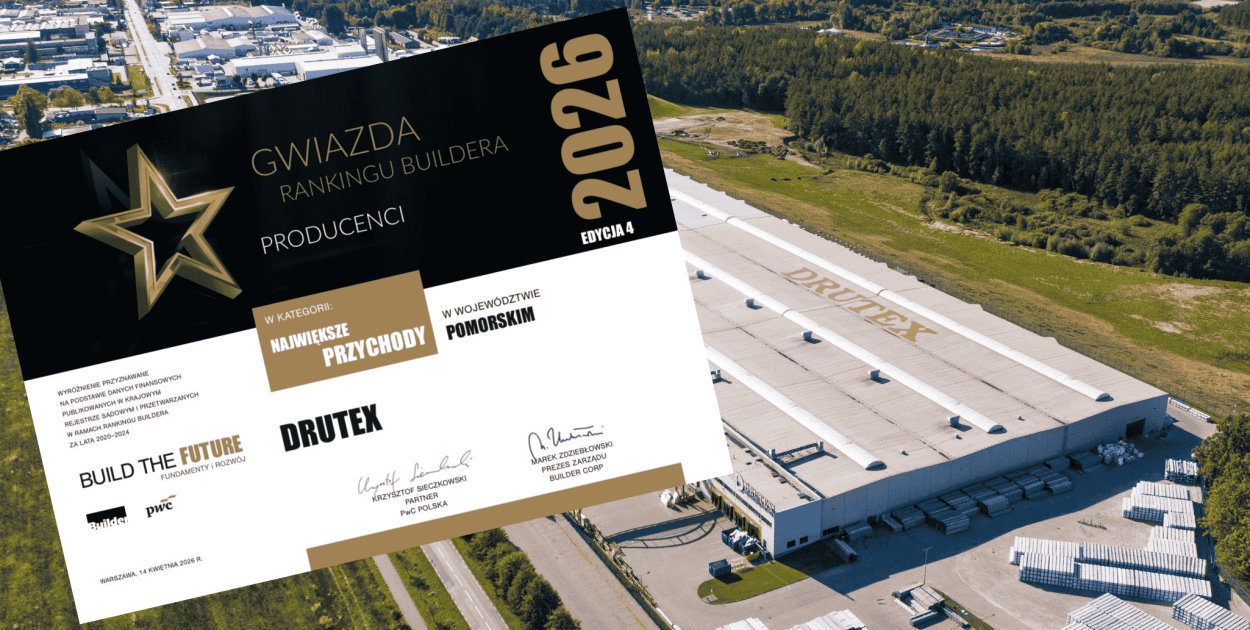 Drutex z kolejnym wyróżnieniem w ogólnopolskim rankingu