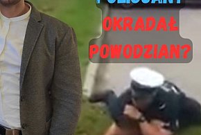 Były bytowski policjant OKRADAŁ powodzian?