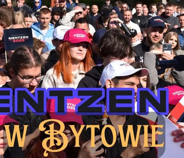 MENTZEN wśród tłumu na rynku w Bytowie. Ogłosił KONIEC PO-PiSu